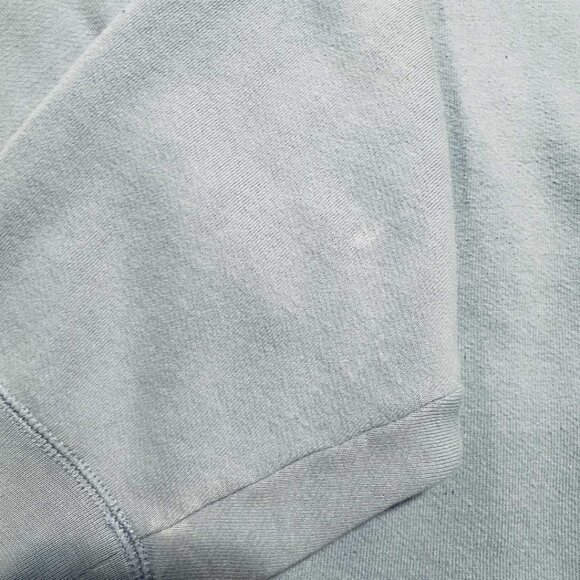 Vintage BOCA Authentic Cropped Sweatshirt Baby Blue XL/TG Y2K Style - Picture 8 of 8